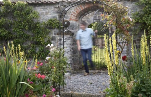 walled garden at cossington park estate